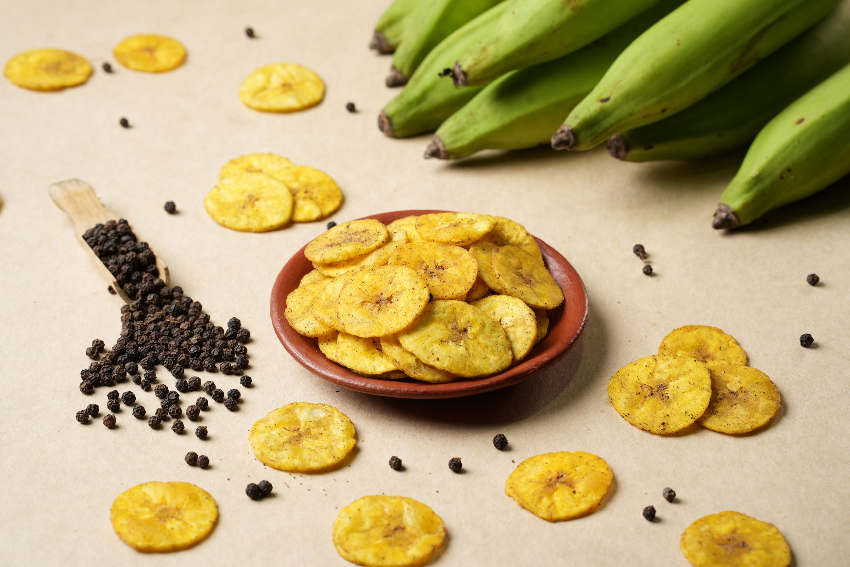 Mammas Basket Premium Banana Chips - Pepper